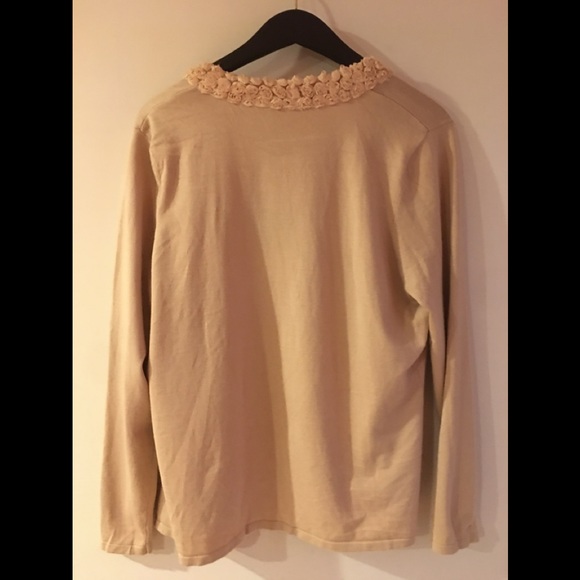 Cyrus rose beige cardigan - Picture 2 of 3